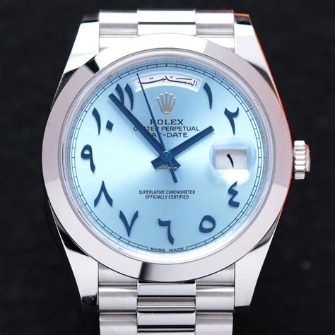 rolex arabic dial replica|rolex watch with arabic numbers.